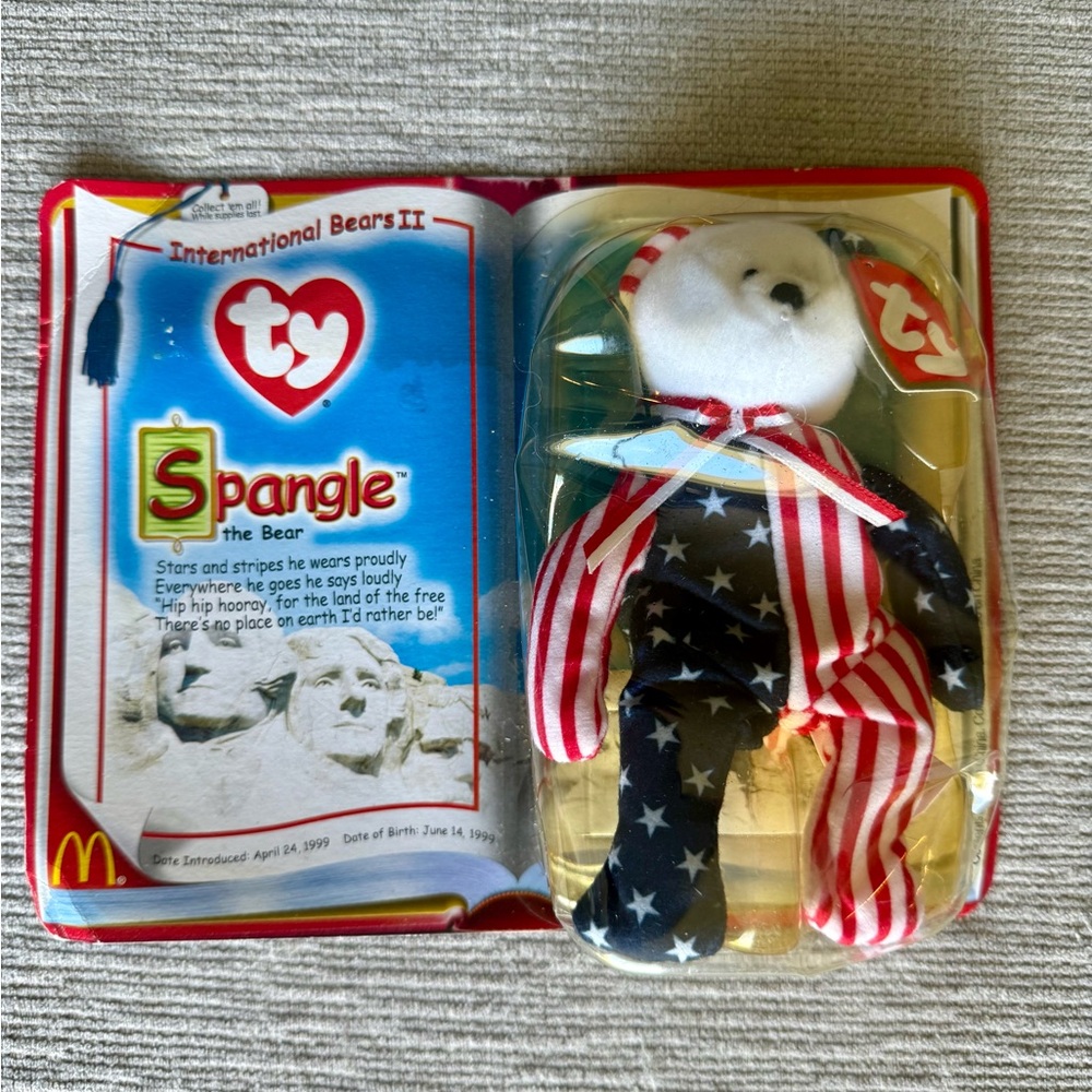 Spangle the Bear – TY Beanie Baby (1999 McDonald’s Exclusive USA Edition)